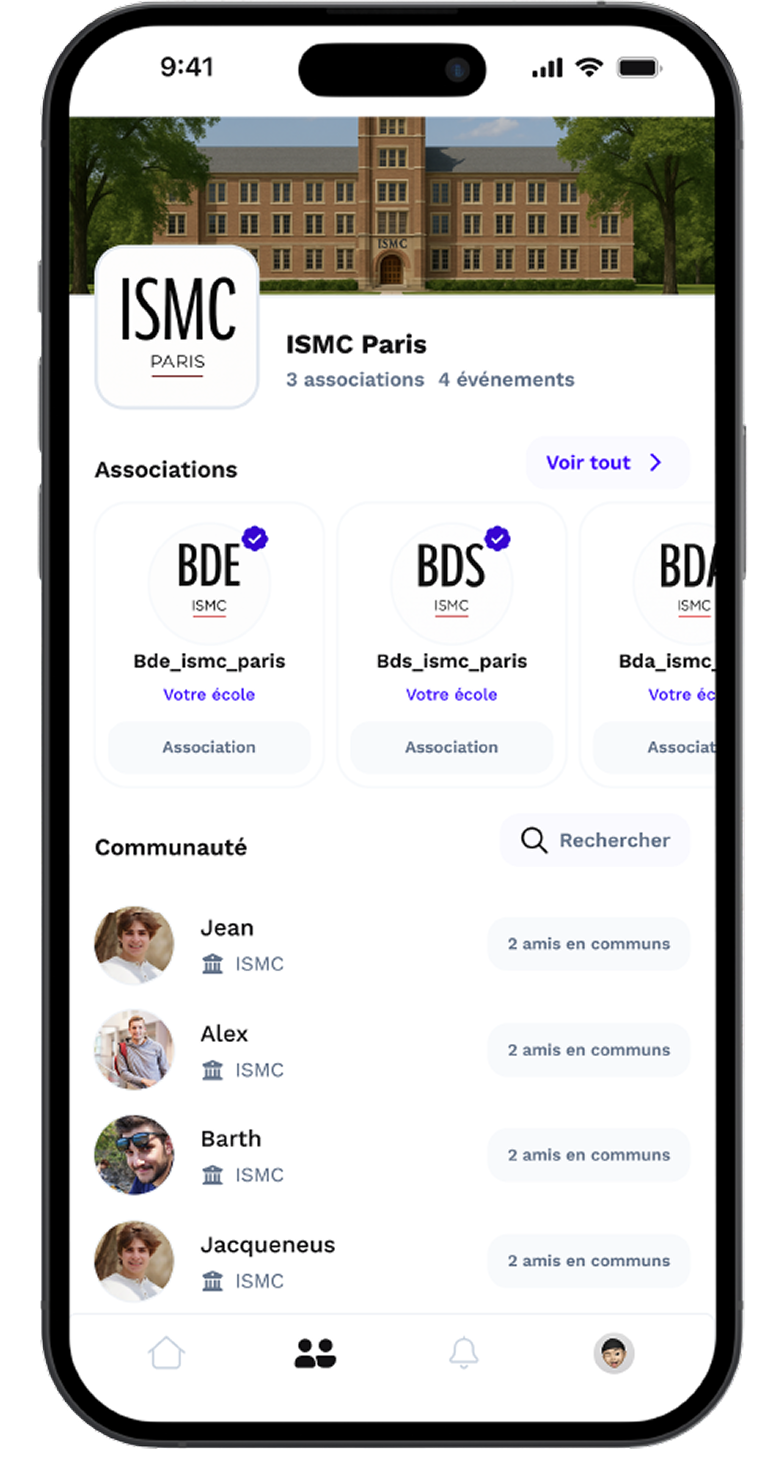 Application Beeven sur telephone